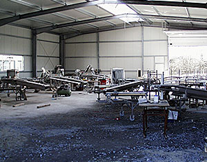 the production department is expanded by 600 metres